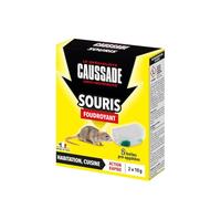 CAUSSADE 2 Boîtes Anti-Souris Pré-Appâtées Foudroyant - 20g