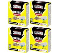 CAUSSADE 8 Boîtes Anti-Souris Pré-Appâtées Foudroyant - 80g