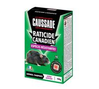 Caussade Anti Rats 150 g - Efficacité Radicale - Spécial Rats Résistants - 10 Pâtes Fluorescentes - Prêt à l'emploi - Hyper Appétent - Lieux secs et humides - CARPTFLUO150