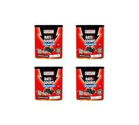 CAUSSADE Anti Rats & Souris - Forte Infestation - Lieux secs & humides - 40 Sachets pâtes - Prêt à l'emploi - Une Ingestion Suffit - Fabriqué en France - 600g - CARSPT150NX4