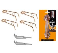 Caussade CATPIEGE Pièges à Taupes - Kit 2 Pièges, 2 Tendeurs et armement, Economique et Radical | Jardin (Lot de 2)