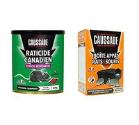 Caussade KIT Rats/Souris Appâts + Boîte Appât