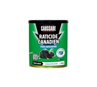 CAUSSADE Raticide Canadien - Anti Rats - Efficacité Radicale - Tous Lieux - 12 Appâts Blocs Pâtes Flocoumafen - Prêt à l'emploi - Une Ingestion Suffit - Fabriqué en France - 300g CARPT300