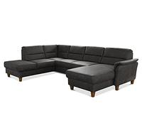 CAVADORE Palera d'angle en hêtre, Taurus Anthracite, Grand modèle