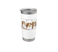 Cavalier King Charles Spaniel Funny Lemon Meme Anime Gobelet isotherme en acier inoxydable double paroi