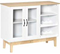 Cave à vin avec porte vitrée et espace de rangement pour 8 bouteilles - Cuisine