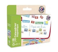 cavernedesjouets Calendrier perpétuel magnétique 80 Magnets, aimants - Set Accessoires Tableaux et ardoises + 1 Carte Tigre