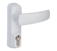 Iseo Poignée béquille 94011004T – cylindre profil européen pour Idea – Blanc