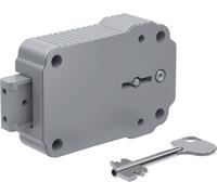Cawi - Serrure de coffre-fort Optima 2648 - pour hôtels, petits coffres-forts, coffres-forts à domicile, armes, etc. - Zinc moulé sous pression, 2 clés incluses - 4310-0023