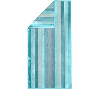 Cawö Home Serviettes de bain 944 à rayures Turquoise 70 x 140 cm