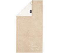 Cawö Home Serviettes We Love Dogs Companion 6248 Beige naturel - 33 serviettes 50 x 100 cm