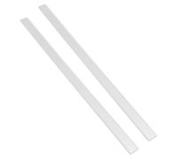 CAXUSD 2 Pièces Règle à Pâte en Acrylique, Règle à Pâtisserie Compacte et Portable pour Mesurer L'épaisseur des Biscuits, Fondant et Pâtisseries, DIY, Boutiques de Gâteaux