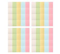 CAXUSD 2ensembles Recharges de Papier Ligné Perforations Mobiles Colorées pour Cahier à Anneaux Planificateur Journal Scrapbooking et Organisation