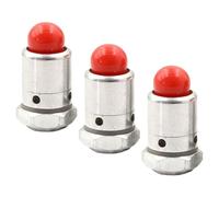 CAXUSD 3 Pièces Soupape à Flotteur pour Cuisinière en Alliage D'aluminium, Soupape de Sécurité pour Autocuiseur Résistance la Pression, Accessoire pour Cocotte