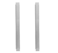 CAXUSD Barres de séparation pour casseroles en Acier Inoxydable Argent 2pcs avec Support Transversal pour Usage dans Cuisines commerciales et Services Alimentaires