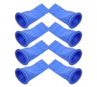 CAXUSD Bonde Anti Odeur en Silicone Flexible Dispositif Anti-refoulement, Lot de 8 Pièces pour Drainage de Sol Cuisine, Protection Désodorisante