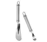 CAXUSD Éplucheur Multifonction 2 Pièces en Acier Inoxydable Facile à Nettoyer pour Agrumes et Pamplemousses Accessoire Pratique Cuisine à Domicile