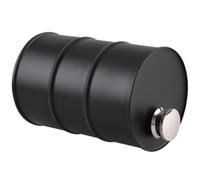 CAXUSD Flasque en acier inoxydable 304 750 ml noire, forme bidon d'essence, étanche, pour camping, randonnée et décoration de la maison