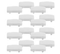 CAXUSD Kit de 20 Embouts de Lattes de Lit en Plastique Blanc Supports de Fixation Résistants pour Cadres de Lit King Size et Divers Types