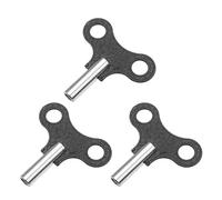 CAXUSD Lot de 3 Clés de Remontage en Métal pour Horloge Ancienne, Outil Mécanique Domestique Compact et Solide, Adapté aux Pendules à Remontage Manuel et Horloges de Table