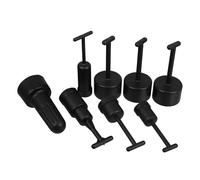 CAXUSD Outil et Polyvalente de Fixation 8pcs en Plastique pour Noir Installation Facile Douilles E14 E26 E27 G9 et Anneaux D'abat-jour Supports de Lampe