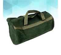 CAXUSD Pochette à Outils pour Voiture Trousse à Outils de réparation Automobile en Cavans Vert Ronde pour Car Breakdown et Equipment