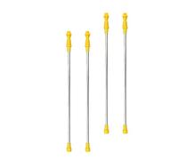 CAXUSD Prolongateur pour pulvérisateur en acier inoxydable, perche télescopique de rechange, lot de 4, facile à utiliser, pour jardin et vergers