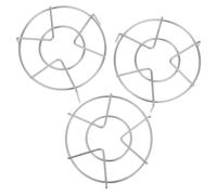 CAXUSD Support à Œufs Multifonction Ménager en Acier Inoxydable 3 Pièces, Design Trépied 3 Hauteurs pour Cuisson Vapeur Autocuiseur Électrique