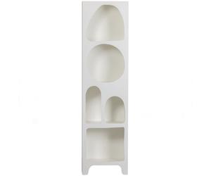 CAZ - Etagère étroite blanche avec niches Blanc