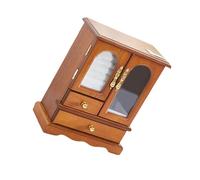 CAZSTYK Boîte au trésor en bois multifonction pour tiroirs à bijoux, fournitures artisanales avec un motif unique de trèfles pour usage domestique, boîte à bijoux de style chinois