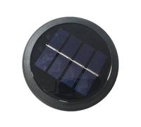 CAZSTYK Efficiency Panneau solaire polycristallin pour lampes de jardin extérieures avec design étanche Panneau simple