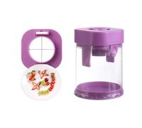 CAZSTYK Ensemble de coupe-fruits de qualité alimentaire avec poignée confortable pour éplucher et trancher sans effort Outil de fruits facile à nettoyer