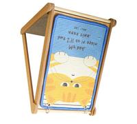 CAZSTYK Lot de 1 calendrier en bois et tissu avec base robuste pour jouer en toute sécurité et décoration d'intérieur