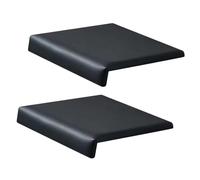 CAZSTYK Lot de 2 coussins de siège épais en forme de L pour escalier et mur, tapis de sol pliable