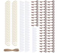 CAZSTYK Lot de 50 décapsuleurs en métal antique avec organza et cœur pour anniversaire de mariage, mariage, fête prénatale