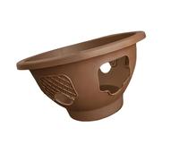 CAZSTYK Panier de fleurs vertical avec panneaux latéraux amovibles pour améliorer le jardinage - Conteneur de plantes en ABS permanent