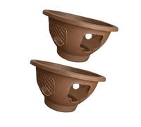 CAZSTYK Panier de fleurs vertical avec panneaux latéraux amovibles pour améliorer le jardinage - Conteneur de plantes en ABS permanent