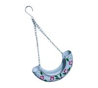 CAZSTYK Panier suspendu en fer avec motif de pneu intemporel, convient pour différents styles de décoration d'intérieur et d'extérieur, pot de fleurs verticales à suspendre