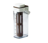 CAZSTYK Pichet à froid moderne idéal pour les amateurs de thé et de café avec bouteille d'infusion à froid portable à installation rapide