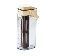 CAZSTYK Pichet à froid moderne idéal pour les amateurs de thé et de café avec bouteille d'infusion à froid portable à installation rapide