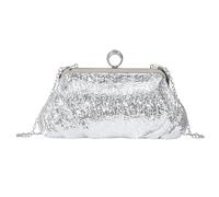 CAZSTYK Sac de soirée à paillettes étincelantes avec chaîne à bandoulière amovible de 118 cm et fermeture sur le dessus pour femme, concert, shopping, mariage, bal, fête, sac à main en écailles de