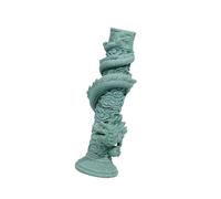 CAZSTYK Sculpture multifonctionnelle de dragon en colophane pour paysage Marinepark et intérieur de la maison, affichage artistique réaliste en polype barrière de chasse d'eau pont