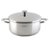 CAZUELA con tapa de acero INOX 30cm, WECOOK! PRO