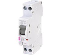 CB Elektro Protecteur de courant avec disjoncteur 1 pôle+N C/16A 6kA Type:A 30mA Série:KZS-1M-UNI (ETI)