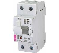 CB Elektro Protecteur de courant avec protection contre les surintensités KZS-2M 1p+N A C16/0,03 10kA (ETI)