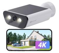CB5 Caméra Extérieure Sans Fil 4K 8MP, Panneau Solaire Intégré, Vision Nocturne, Suivi IA