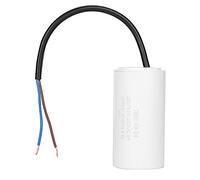 CBB60 Motor Run Capacitor with Wire, 250V AC 120uF 50/60Hz Condensateur de Fonctionnement avec Câble pour Compresseur d'air Moteur Tolérance ± 5%