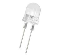 CBFMFVFROR 50-1000 pièces 10mm rond rouge vert bleu jaune blanc chaud Diodes électroluminescentes puce lampe à LED perle 0.5 W 2.0-3.6 V lumière de décoration(10mm Round Red,100pcs)