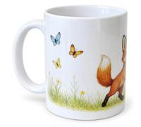 Cbkreation Mug autruches savane africaine en céramique 300 ml | IDEE CADEAUX