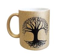 Cbkreation Tasse Bronze en céramique Arbre de Vie